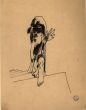Jean Cocteau's China Ink From "Dessins" by Jean Cocteau - Surrealist Artwork 