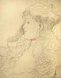 Sketched Portrait: Lady with Scarf  - SOLD - SOLD