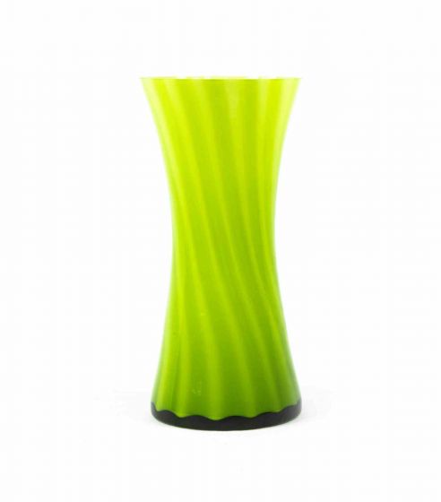 Vintage Green Glass Vase