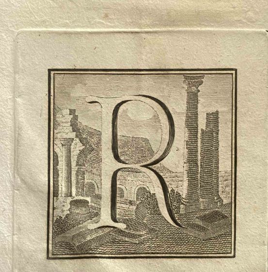 Capital Letter from Ancient Rome