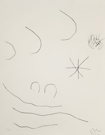 Journal D'Un Graveur - Vol. 2  Plate 13 by Joan Mirò - Surrealist Artwork