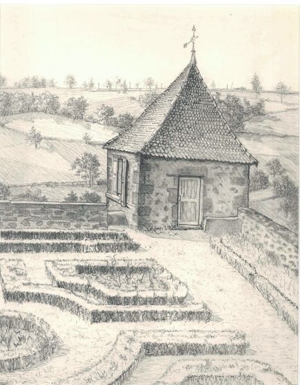André Roland Brudieux - Maison Forte Cheyrac - Modern Artwork
