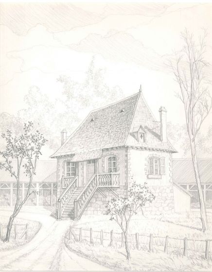 Farm, Drawing, Modern