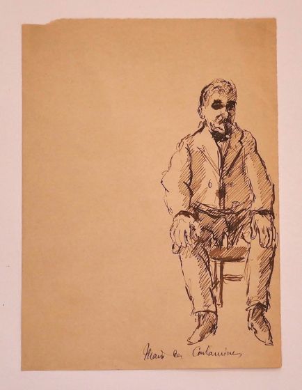 Portrait by the anonymous artist - Modern Artwork