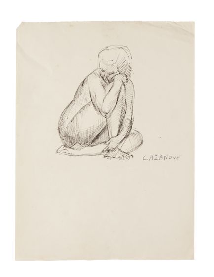 "Nude" by R. Casanove - Modern Artwork