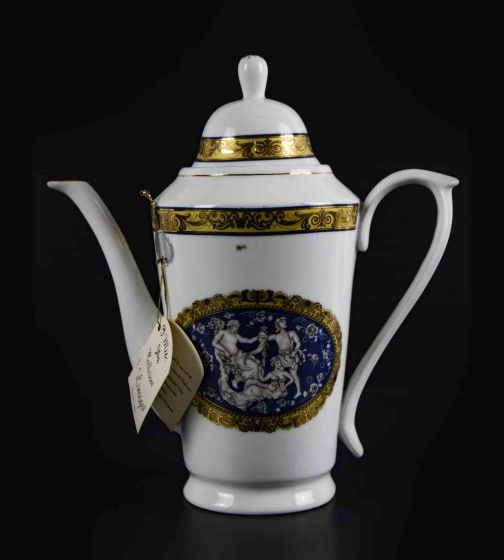 Limoges Porcelain Teapot - Decorative Objects