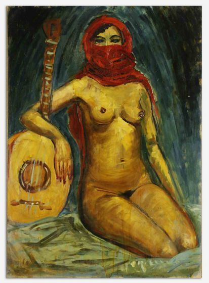 Odalisque and Guitar