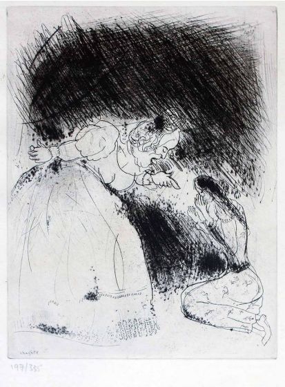 La Femme du Gouverneur gronde sa fille - From the series "Les Ames Mortes"