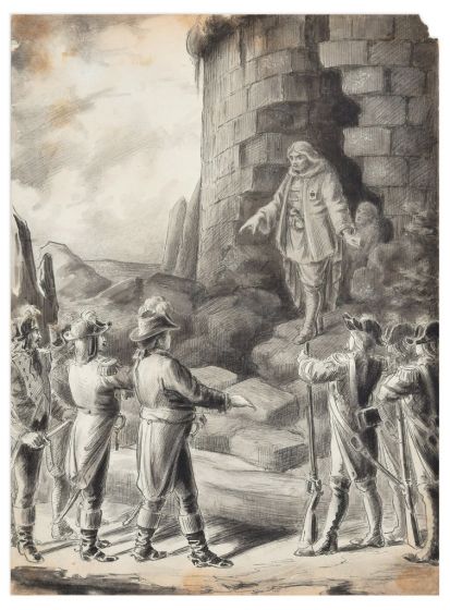 Scène de l'isurrection vendéenne by Anonymous - Modern artwork 