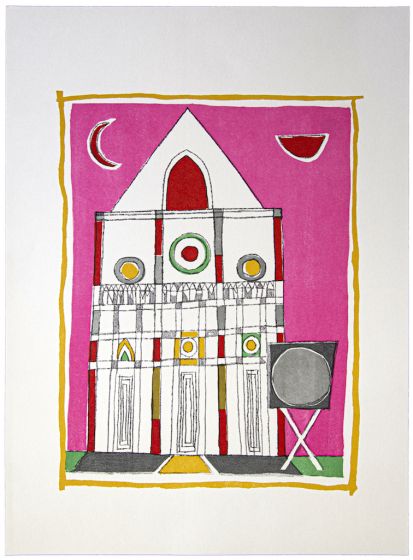 The Cathedral by Franco Gentilini - Contemporary Artwork