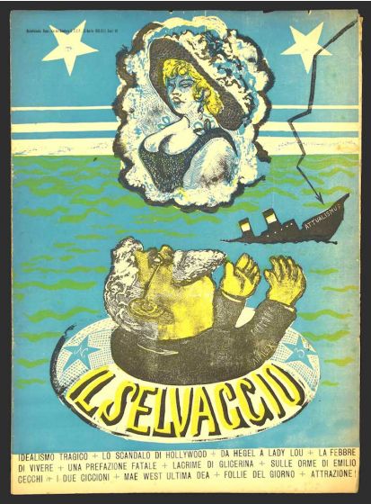 "Il Selvaggio no.3- 1935", Illustrated by Mino Maccari- Art Magazine