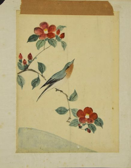 Bird on the branch by Anonymous - Artwork