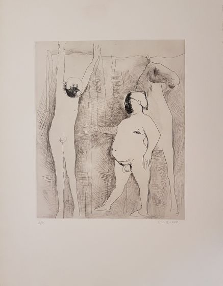 Marino Marini, L'impiccato, hanged man, 1946, Vertice Ed. d'Arte, Livorno, 1977, Modern Art, Artwork