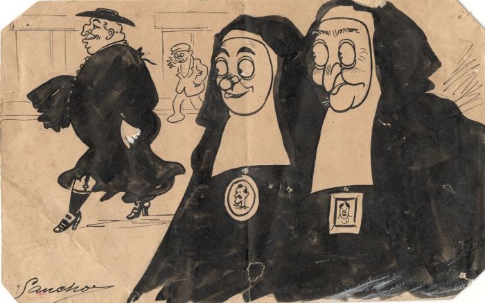 The Priest by Anonymous - Contemporary Artwork 