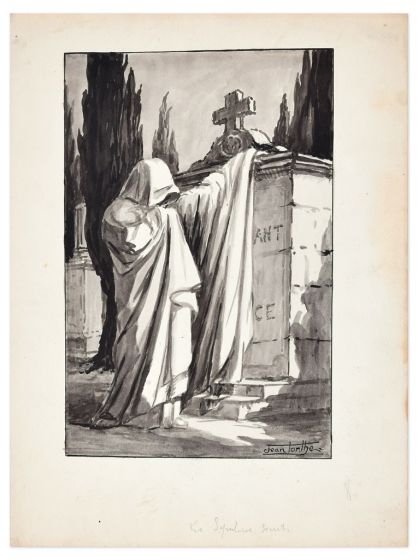 Les Sepulcres Secrets by Jean Torthe - Modern Artwork 
