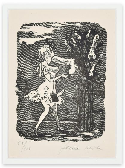 L'Arbre du Plaisir by Mino Maccari - Modern artwork