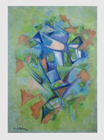 Green Reticulum by Giorgio Lo Fermo -Contemporary Artwork 