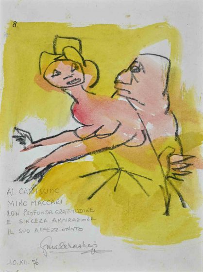 The Couple -  Dedicated to Mino Maccari