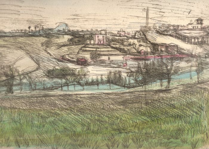 Roma La Camilluccia by Luigi Bartolini - Modern Artwork 