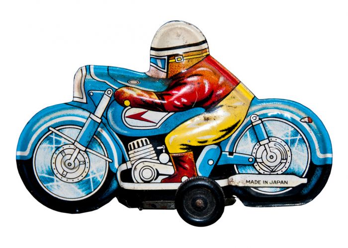 Wind up Boy on Tricycle - Decorative Objects
