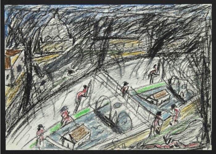 Bathers in the Tiber by Nazareno Gattamelata - Contemporary Artworks