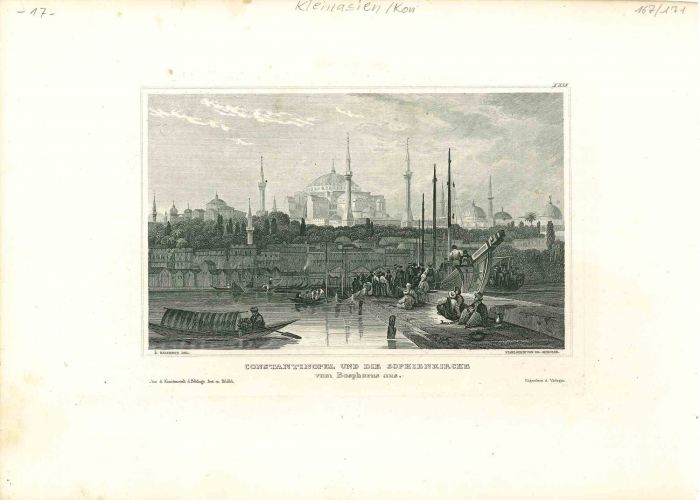 Ancient View of Constantinople - SOLD