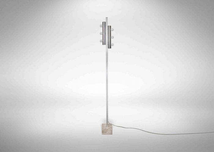 Vintage Chromed Floor Lamp 