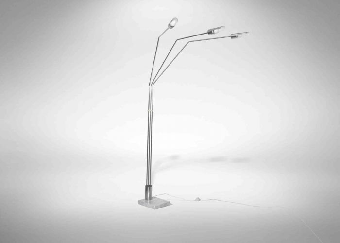 Vintage Chromed Floor Lamp