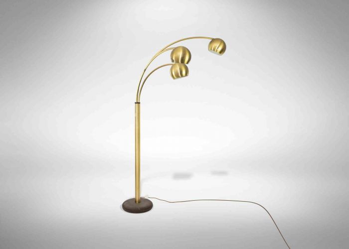 Vintage Brass Floor Lamp