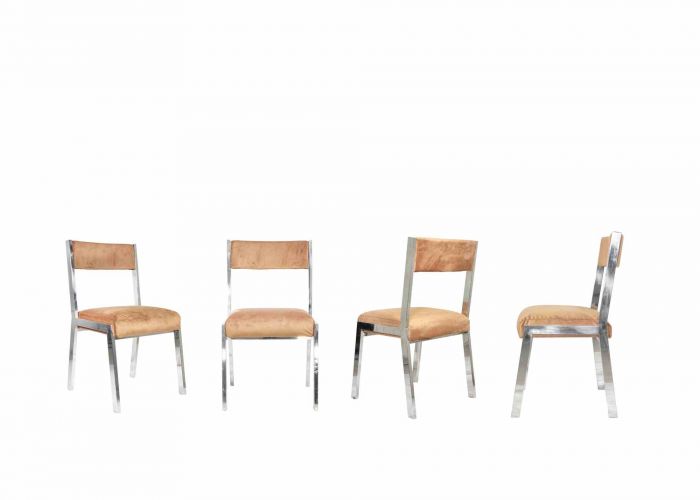 Set of 4 Chairs by Willy Rizzo