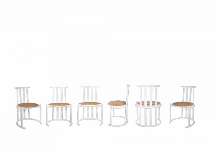 Set of Six Chairs Baumann Style