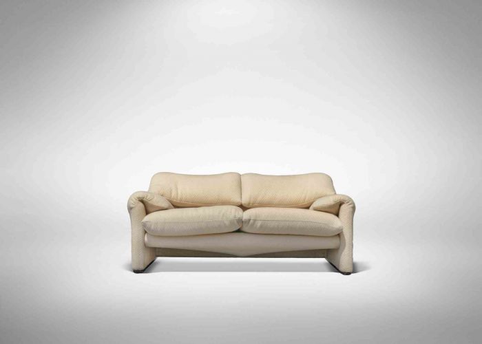 Vintage "Maralunga" Two Seats Sofa