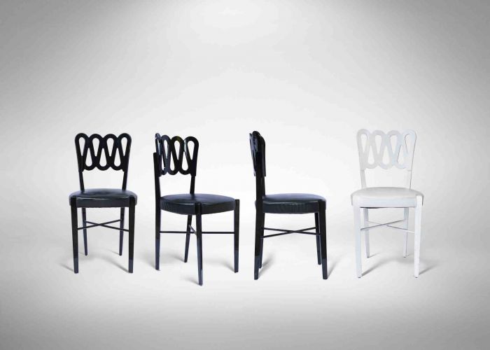 Gio Ponti - Set of 4 Vintage Chairs MOdel 969 - Design Furniture 