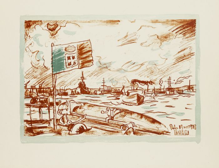 The War by Anselmo Bucci - Modern Artwork