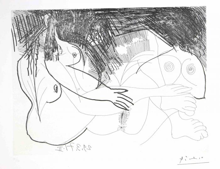 Pablo Picasso - 29 Mars 1971 II - Contemporary Artwork