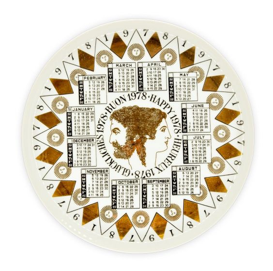 Happy 1978 Calendario by Piero Fornasetti - Decorative Design