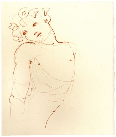 Bust by Leonor Fini - Contemporary Artwork