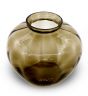 Vintage Fumé Glass Vase - Design and Decorative Objects
