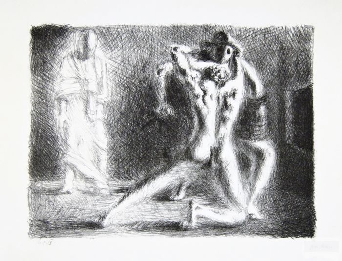School of Gladiators II by Giorgio de Chirico - Modern Artwork