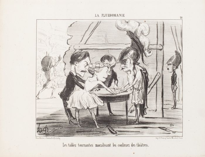 Honoré Daumier - Les Tables Tournantes...- La Fluidomanie - Modern Artworks