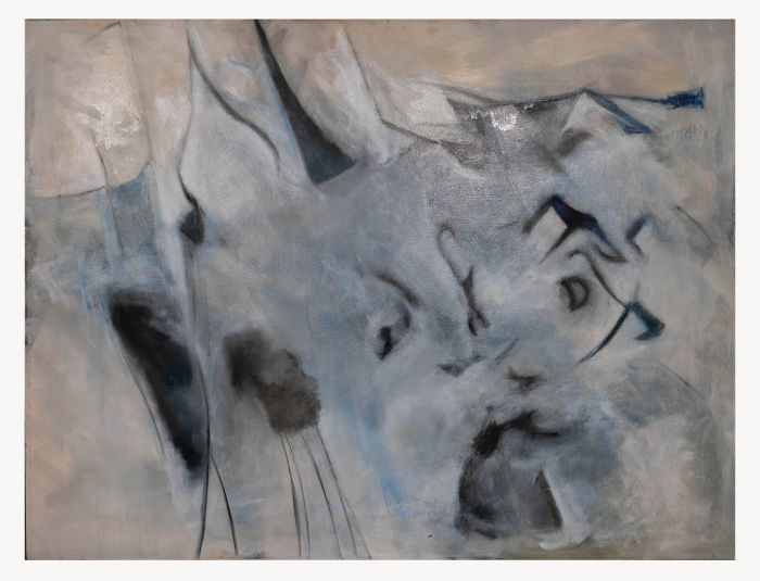 Grey Composition by Giorgio Lo Fermo -Contemporary Artwork