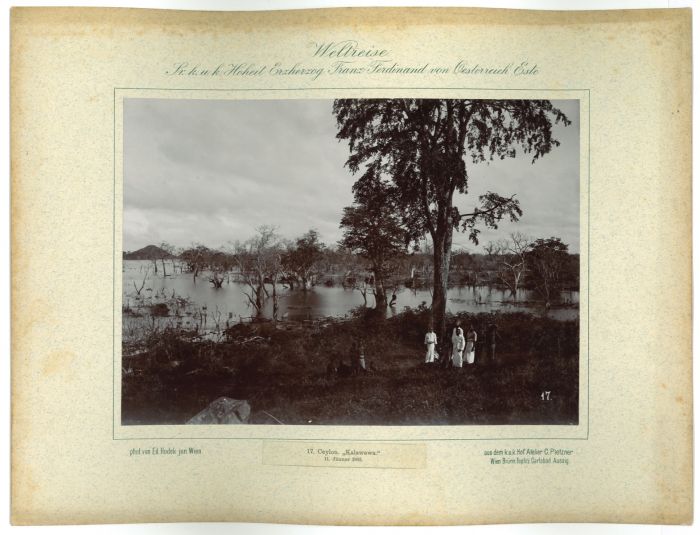 Ceylon Kalawewa - 11 Janner 1893 by prince Franz Ferdinand von Osterreich Este - Artwork