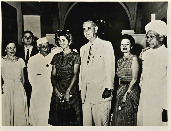 Vice President Lyndon B. Johnson in India