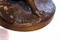 Bronze Sculpture of Child with Teddy Bear and Grasshopper by Pietro Piraino - Decorative Object