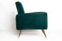 Couple of Green Velvet Armchairs - Design Furniture