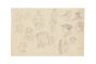 "Figure"  is an original pencil drawing on ivory-colorated paper by Anonymous Artist of XIX Century.