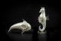 Vintage Glass Dolphin and Seahorse