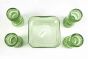 Set of Vintage Green Glasses - SOLD