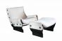 Osvaldo Borsani - Lounge Chair and Pouff "Canada" - Contemporary Design