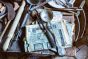 Serving Spoon and Newspaper